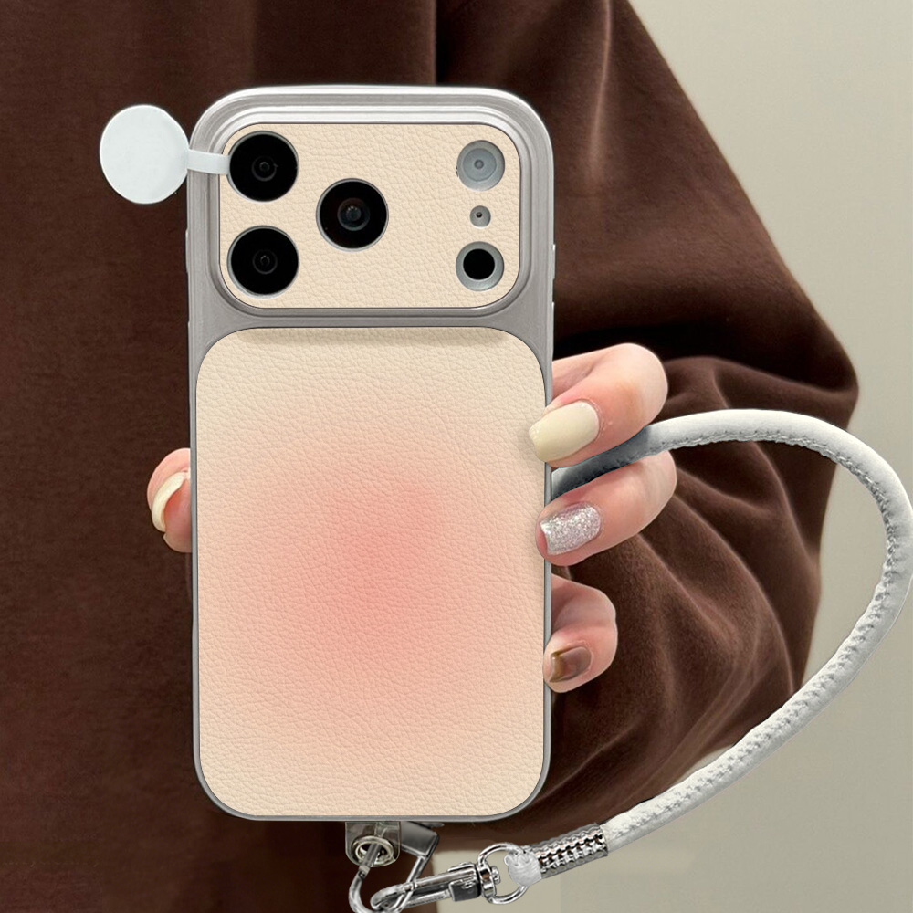 Phone Cases Leather - ライチ柄スマホケース iPhone 16 15 13 14