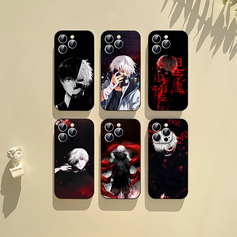 Phone Cases Tokyo - 東京グール カネキ ケン アニメ スマホケース ブラック