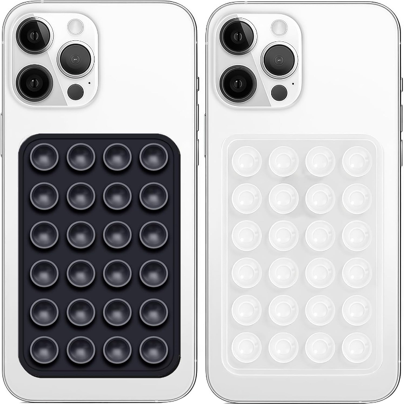 Phone Cases Case - シリコン吸着式スマホホルダーマット多機能吸盤壁掛けスタンド正方形滑り止め片面ケースマウント背面ステッカー