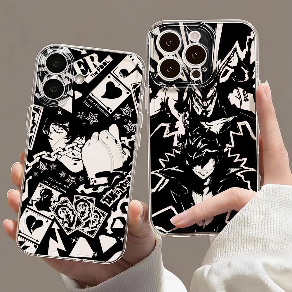 Phone Cases Clear - ゲームP-Persona 5 スマホケース マグネット式クリアケース iPhone 17