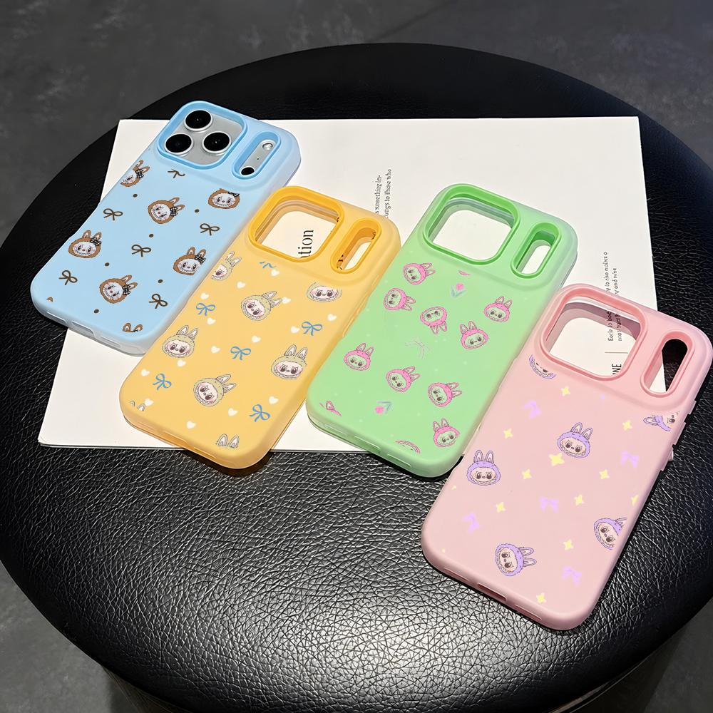 キュートでクールな漫画風ラブブスマホケース、2-in-1着脱 - Phone Cases Clear のレビューと価格