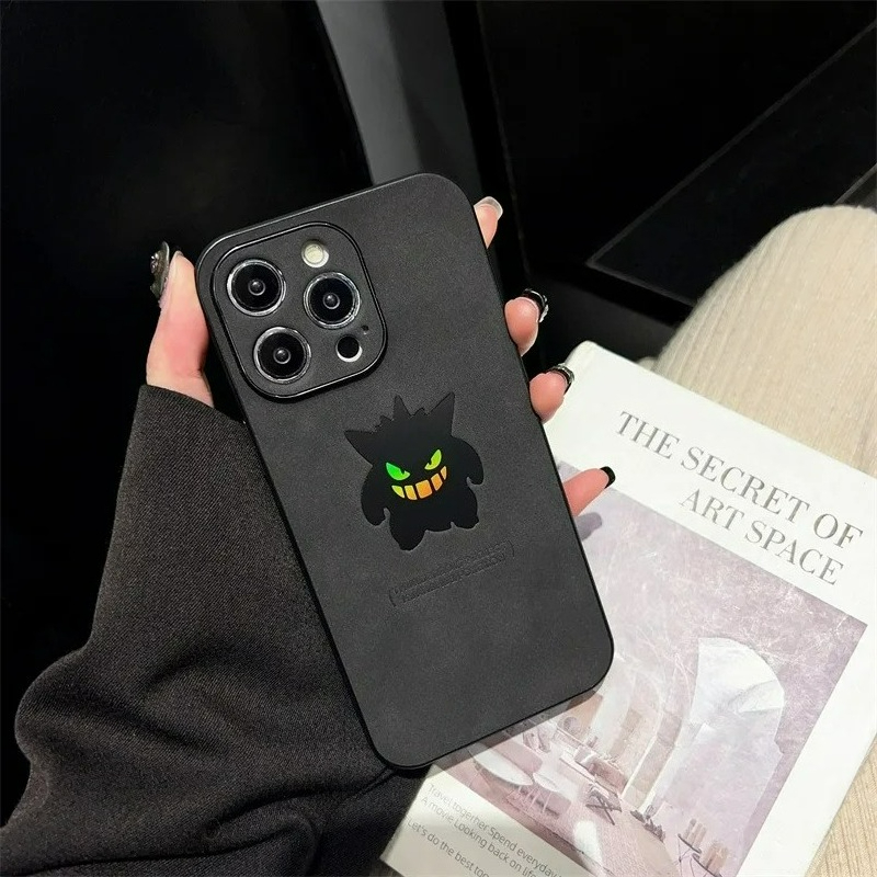 漫画アニメゲンガー革風レーザー加工スマホケース iPhone - Phone Cases Durable のレビューと価格