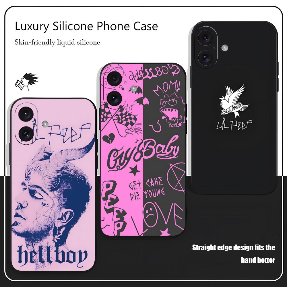 L-Lil Peep有名スター人気スマホケース iPhone - Phone Cases Iphone 16 のレビューと価格