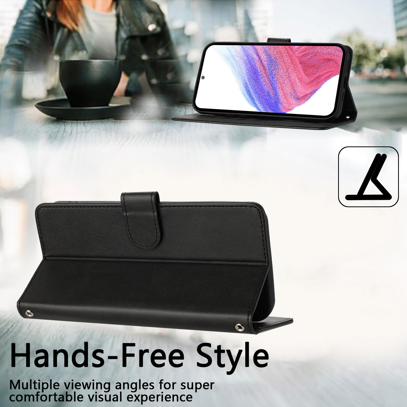 フリップウォレットレザーケース サムスン Galaxy A9 - Phone Cases With Wallet On Back のレビューと価格