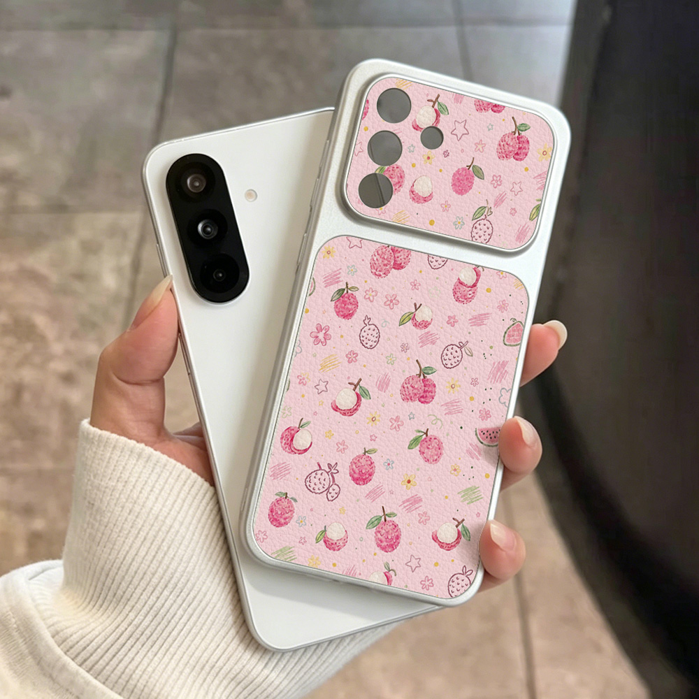 サマーフルーツレザー携帯電話ケース Samsung S26  - Phone Cases Leather のレビューと価格