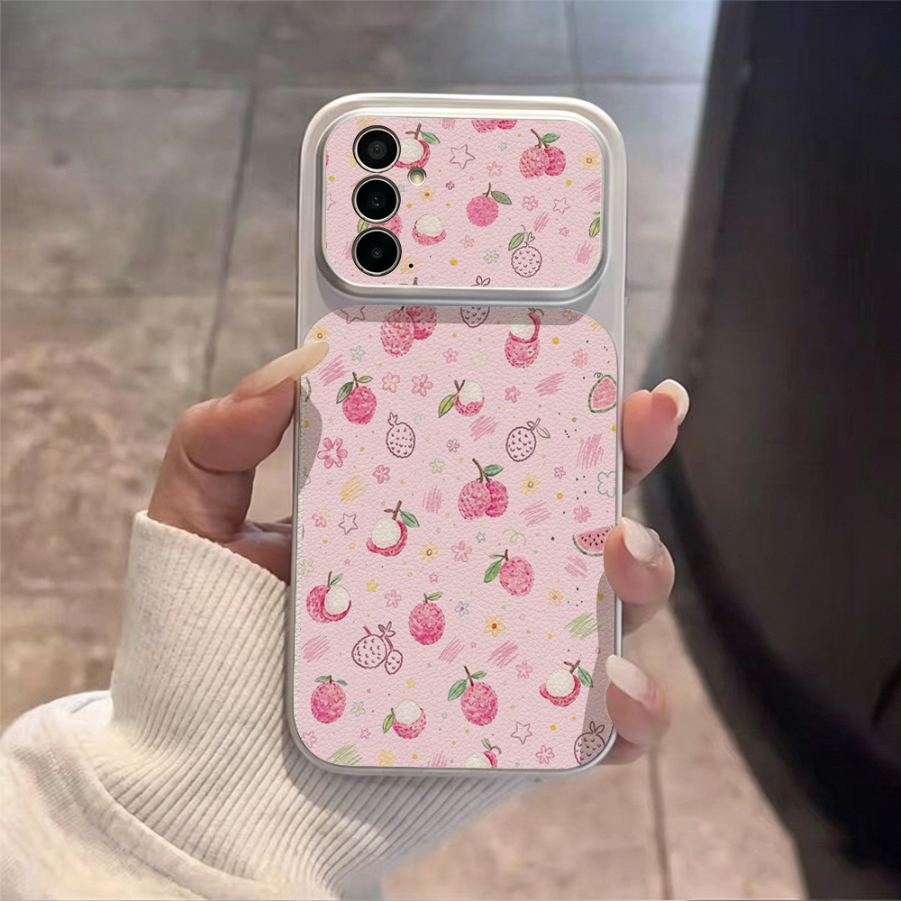 サマーフルーツレザー携帯電話ケース Samsung S26  - Phone Cases Leather のレビューと価格
