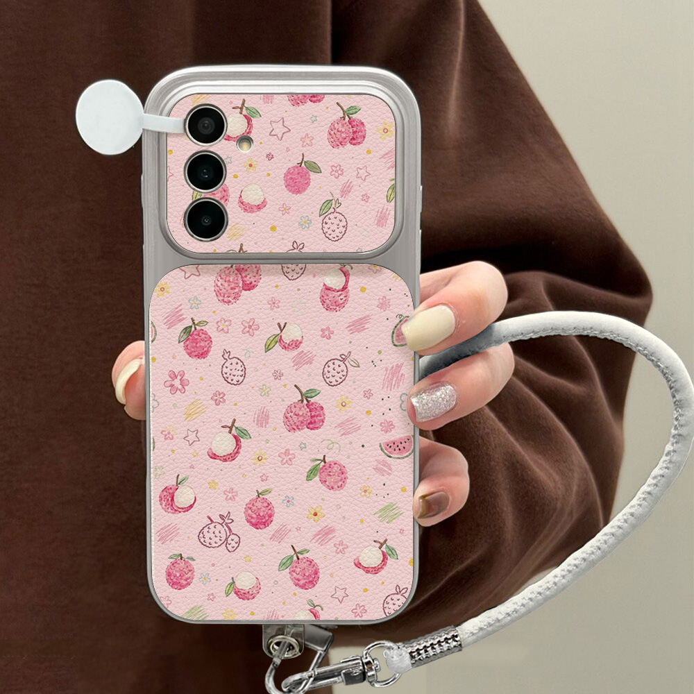 サマーフルーツレザー携帯電話ケース Samsung S26  - Phone Cases Leather のレビューと価格