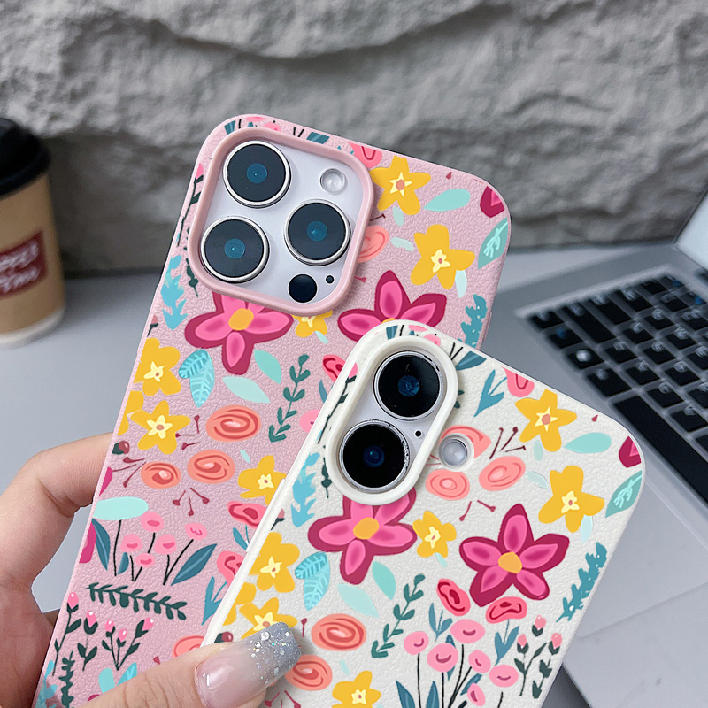 カラフルな花柄のiPhoneケース Air 17 16e 1 - Phone Cases Durable のレビューと価格