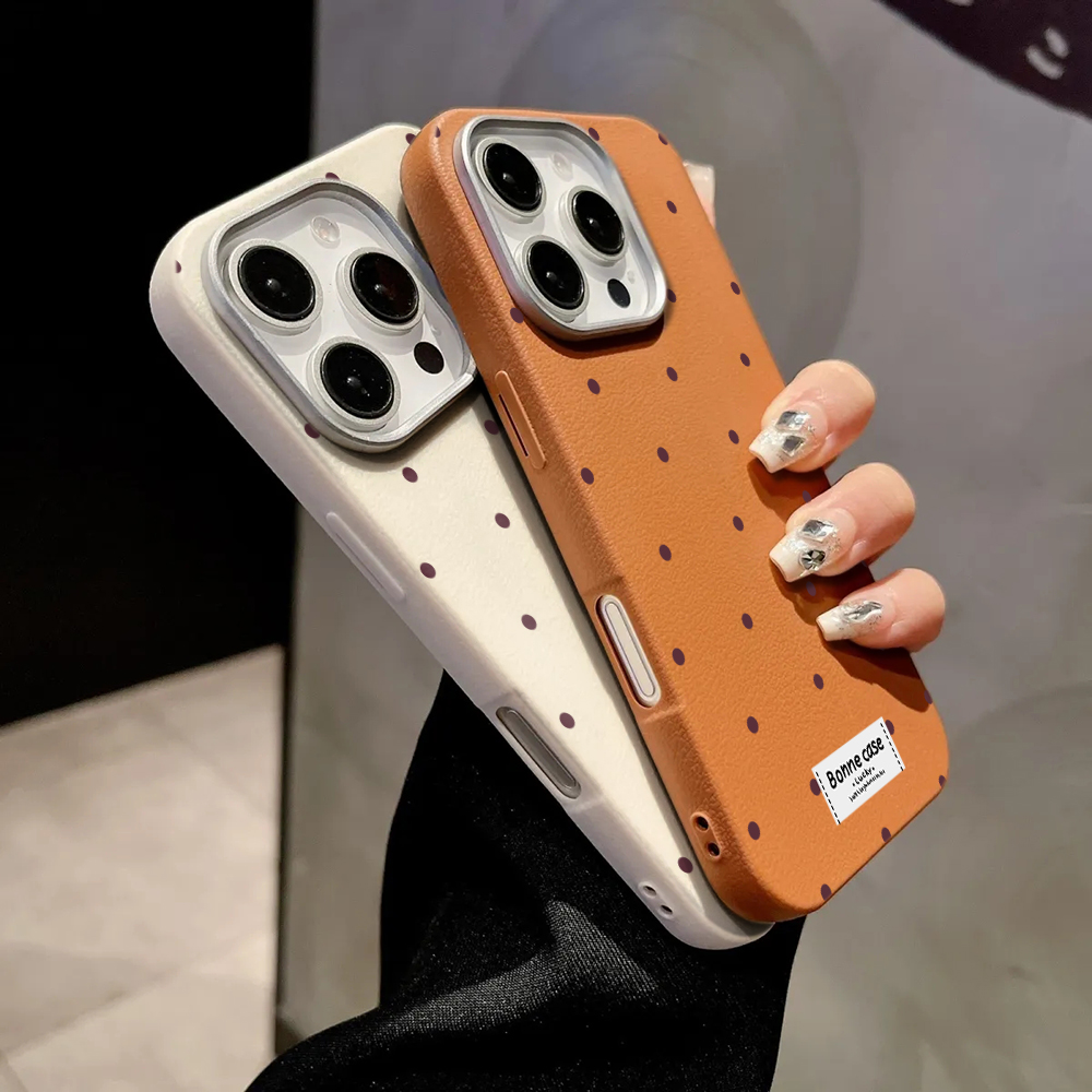 創造的でユニークな水玉模様のスマホケース Samsung G - Phone Cases Leather のレビューと価格