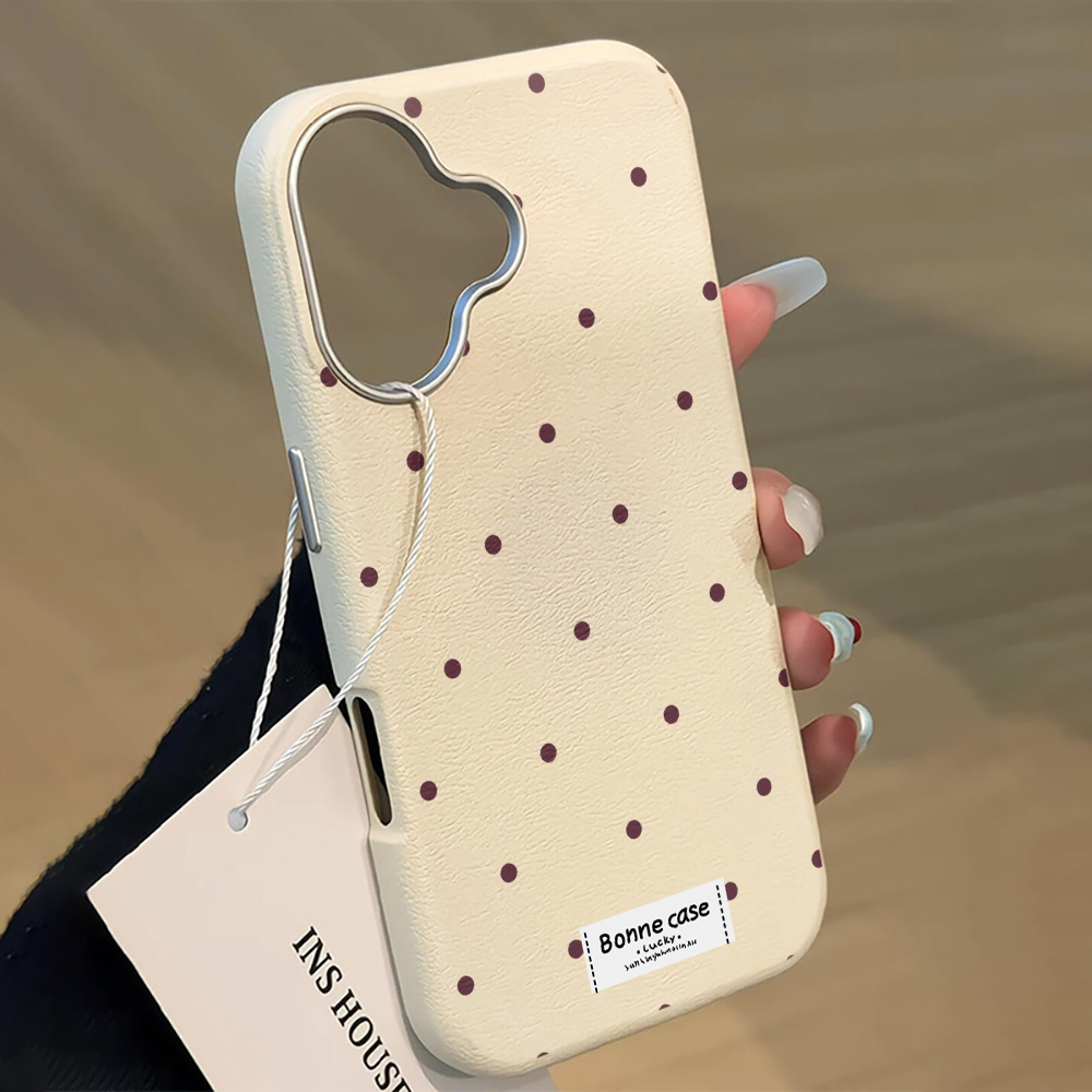 創造的でユニークな水玉模様のスマホケース Samsung G - Phone Cases Leather のレビューと価格