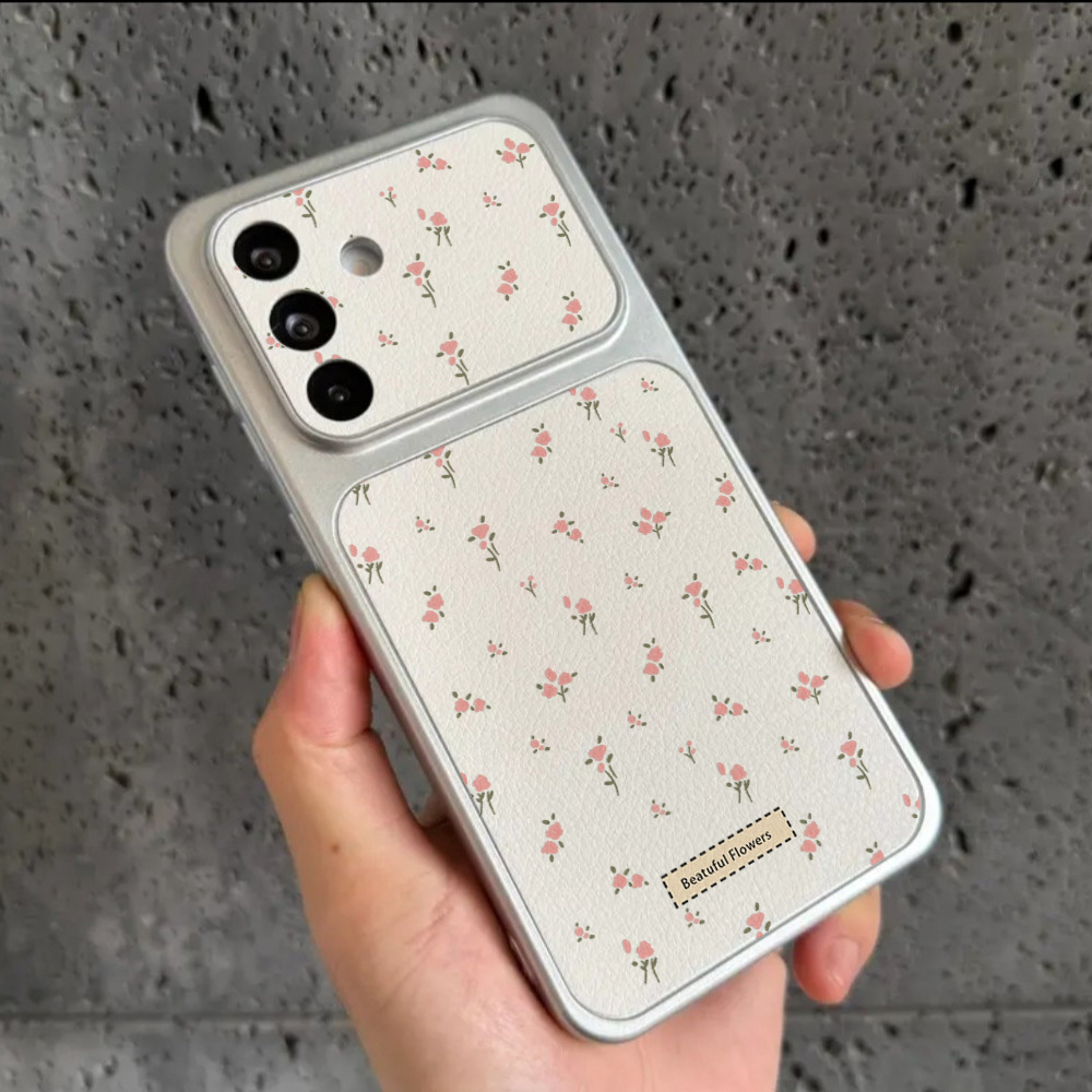 カメラウィンドウ付きフラワーデザインスマホケース Samsu - Phone Cases Leather のレビューと価格