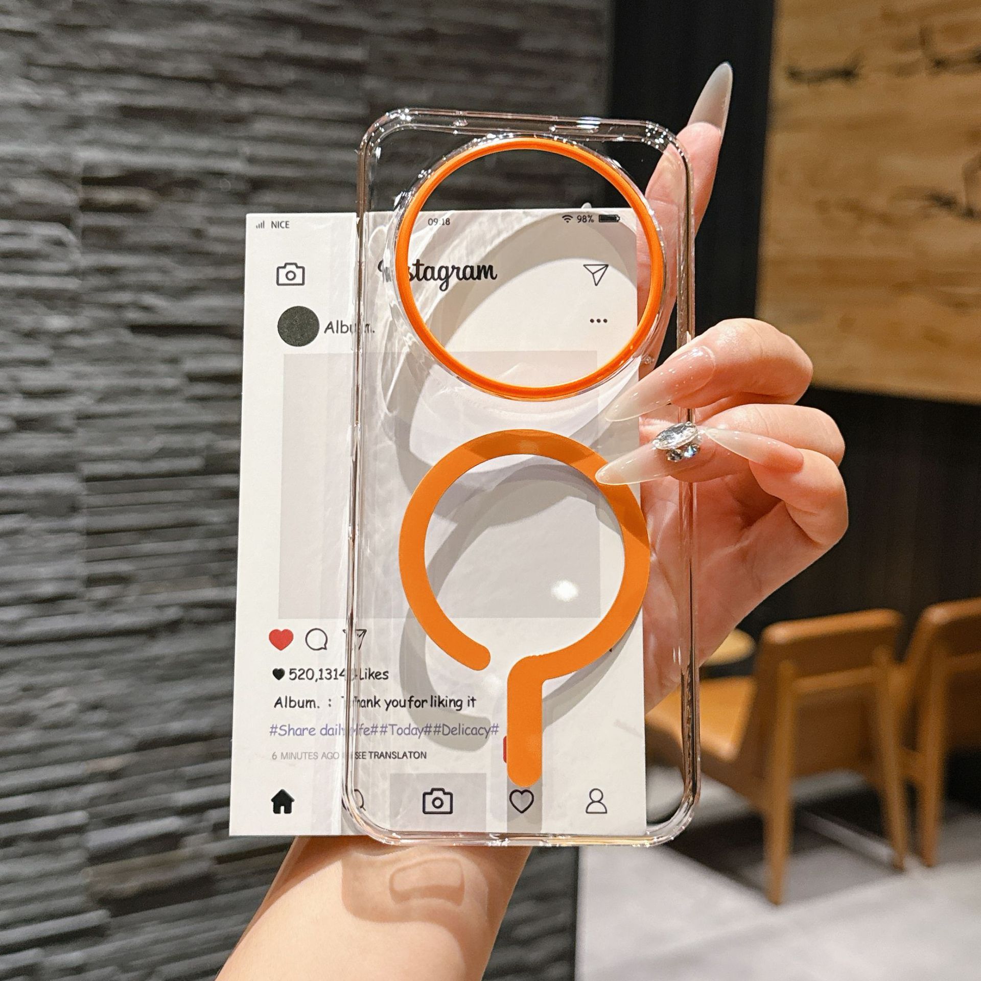 ファッション高級 HD 透明電話ケース OPPO Find  - Clear Magsafe Case のレビューと価格