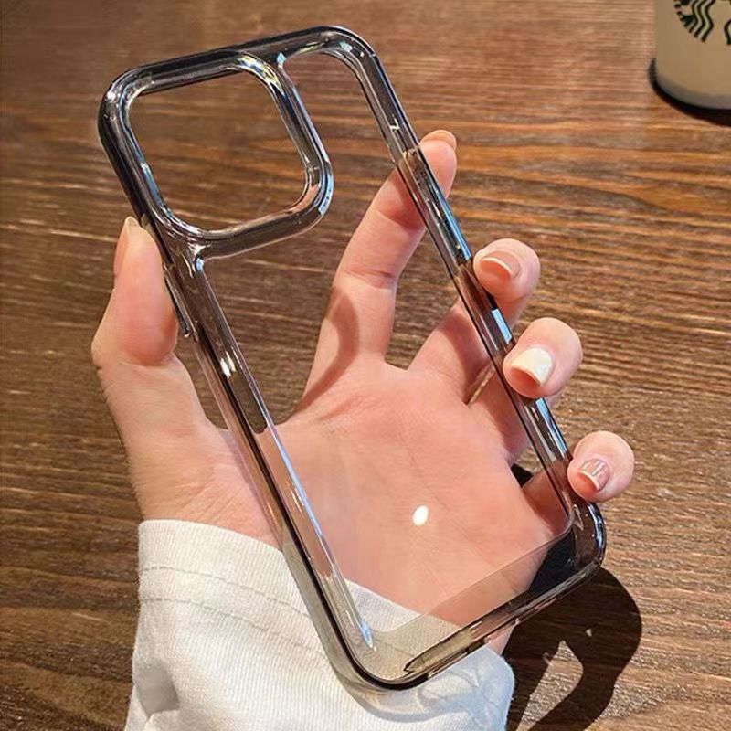 プレミアムミニマリスト透明ビッグホールスマホケース iPho - Phone Cases Durable のレビューと価格