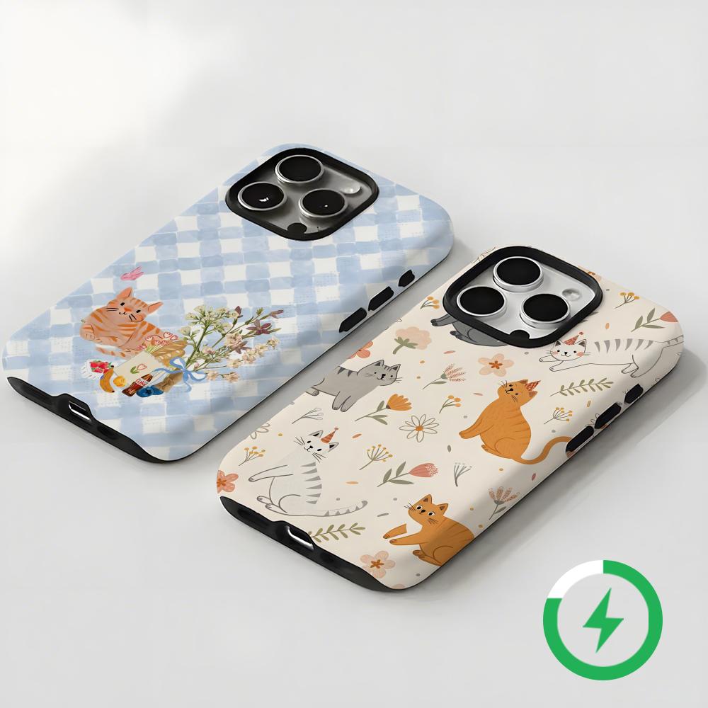 かわいい猫と犬のスマホケース マグネット式 2-in-1 光 - Phone Cases Xs Max のレビューと価格