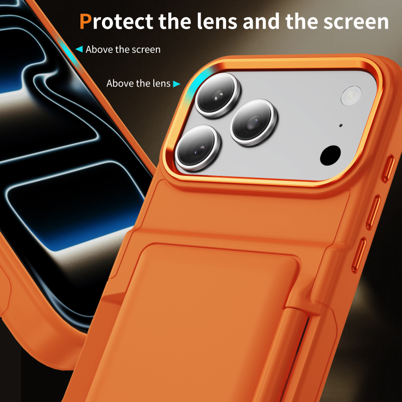 新色ソリッドカラーフロストPCウォレットカードホルダー耐衝撃 - Phone Cases With Wallet On Back のレビューと価格