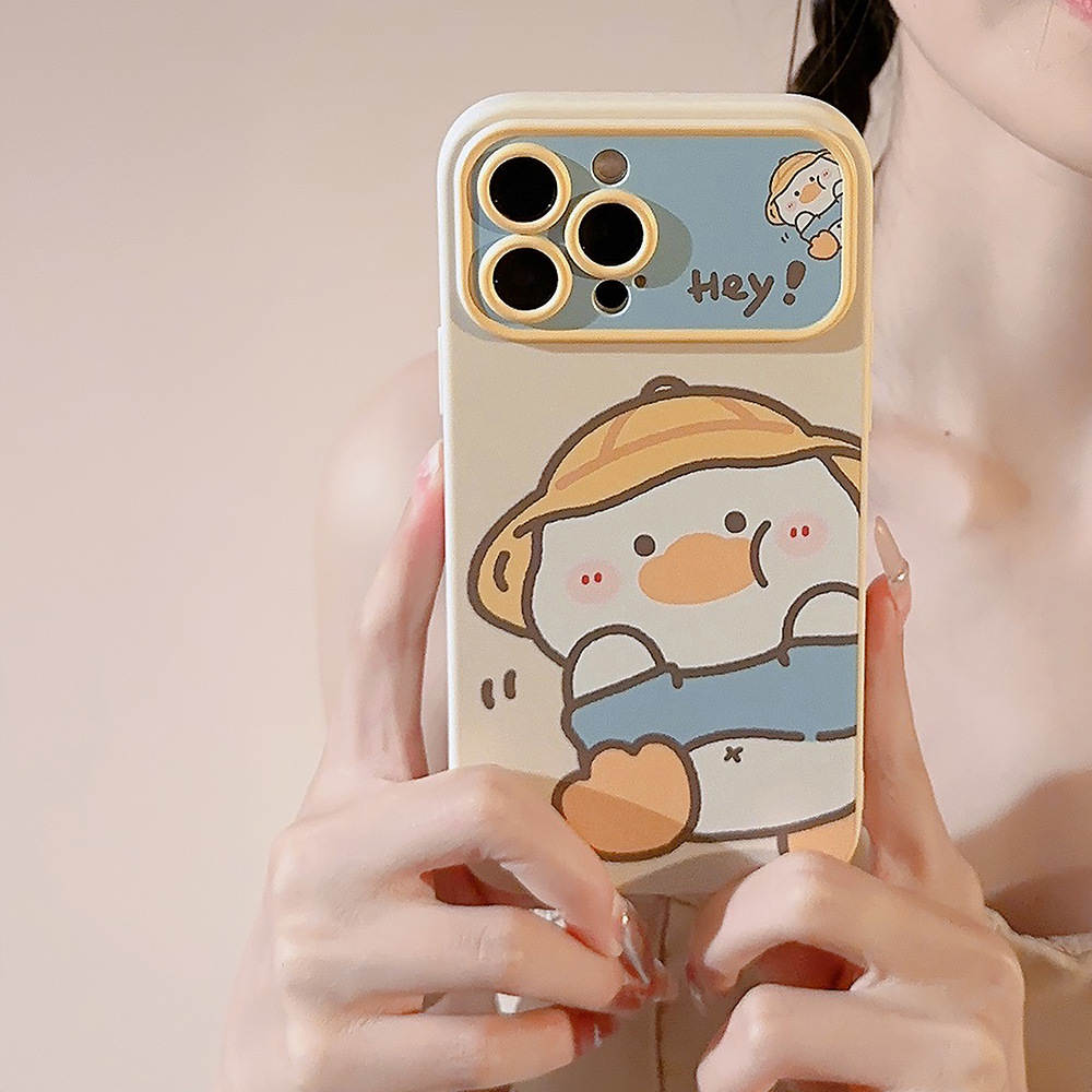 韓国漫画の黄色いアヒル柄iPhoneケース iPhone 1 - Phone Cases Durable のレビューと価格