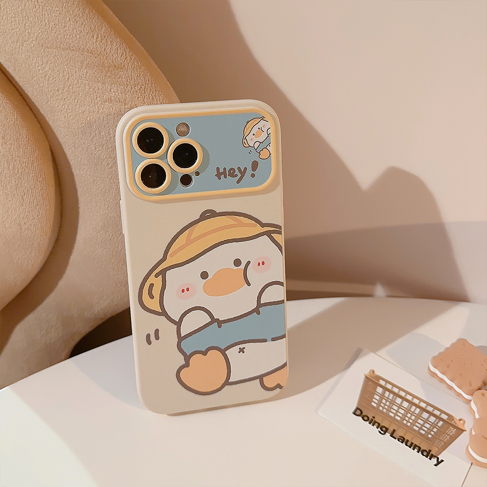 韓国漫画の黄色いアヒル柄iPhoneケース iPhone 1 - Phone Cases Durable のレビューと価格