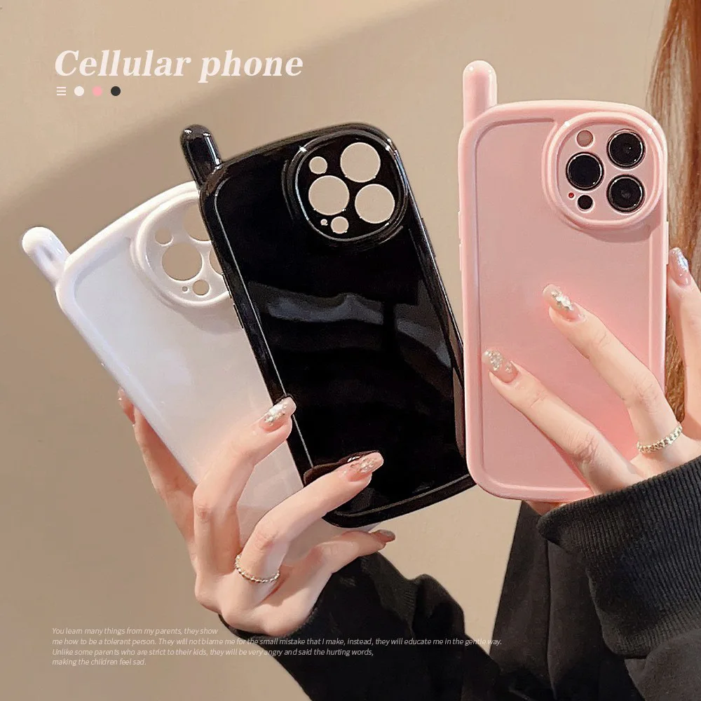 韓国風無地アンテナデザインソフトフォンケース iPhone  - Phone Cases Xs Max のレビューと価格
