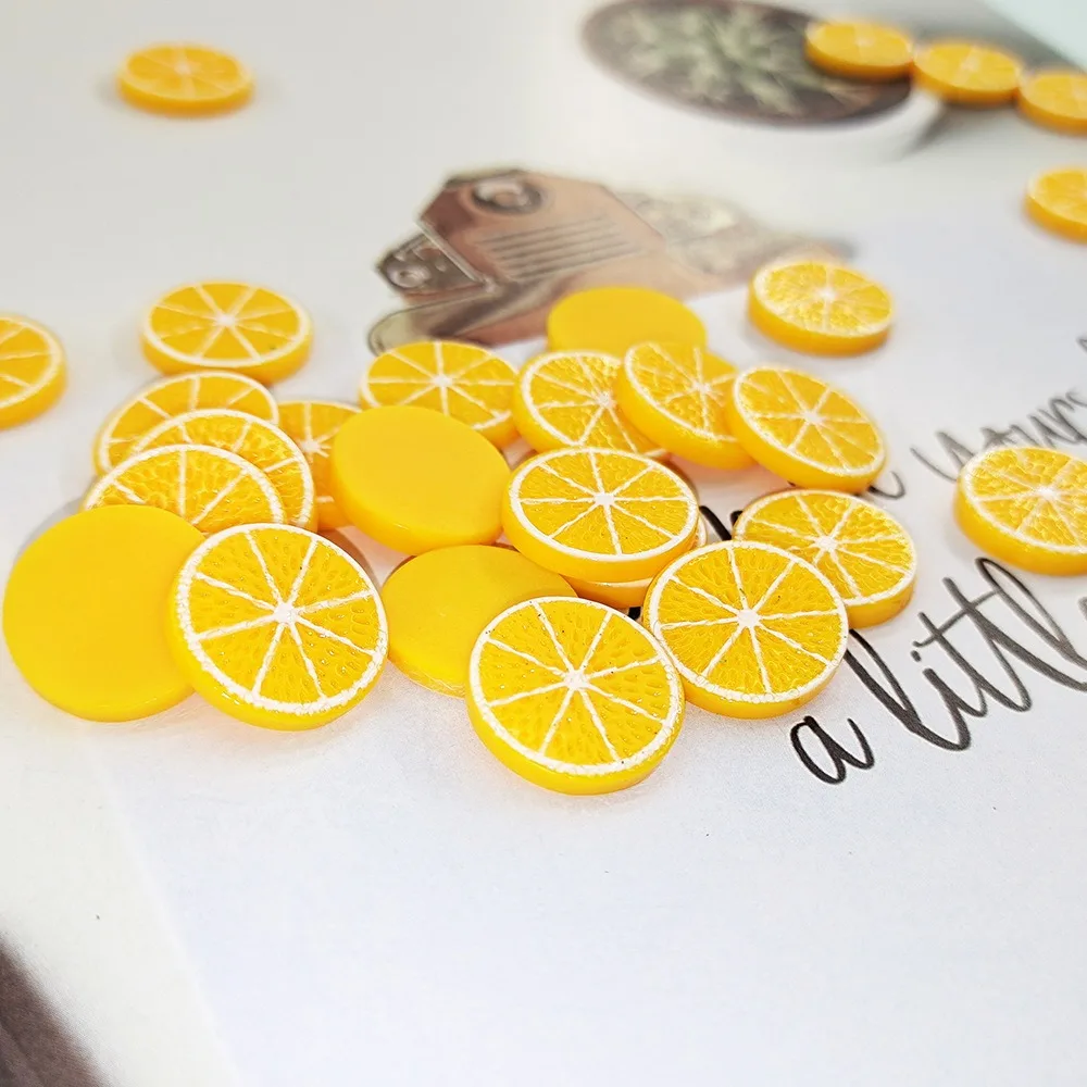 10 個模擬オレンジオーナメント DIY アクセサリーフルー - Phone Cases Orange のレビューと価格