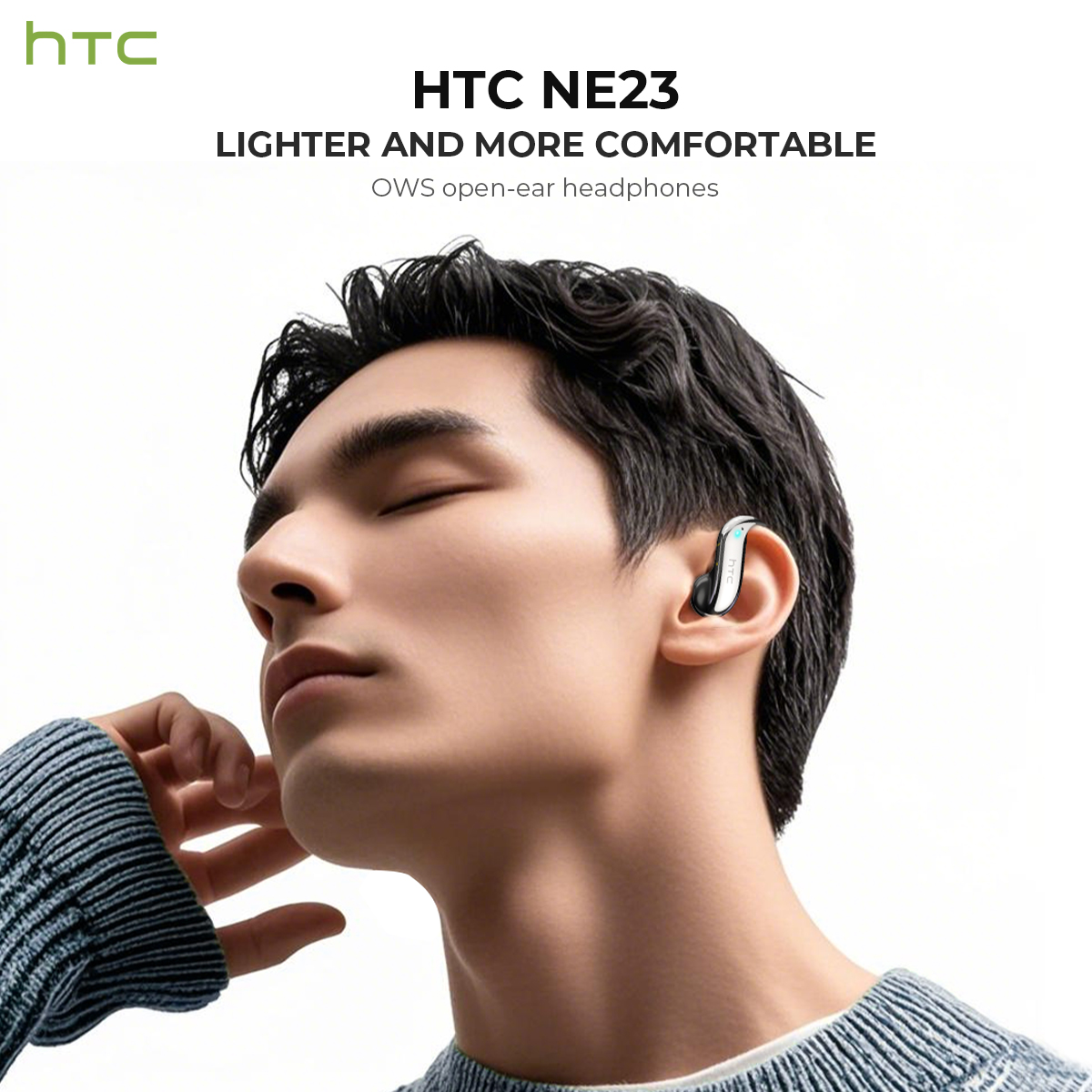 オープンイヤー Bluetooth ヘッドフォン HTC 3 - Phone Cases Case のレビューと価格