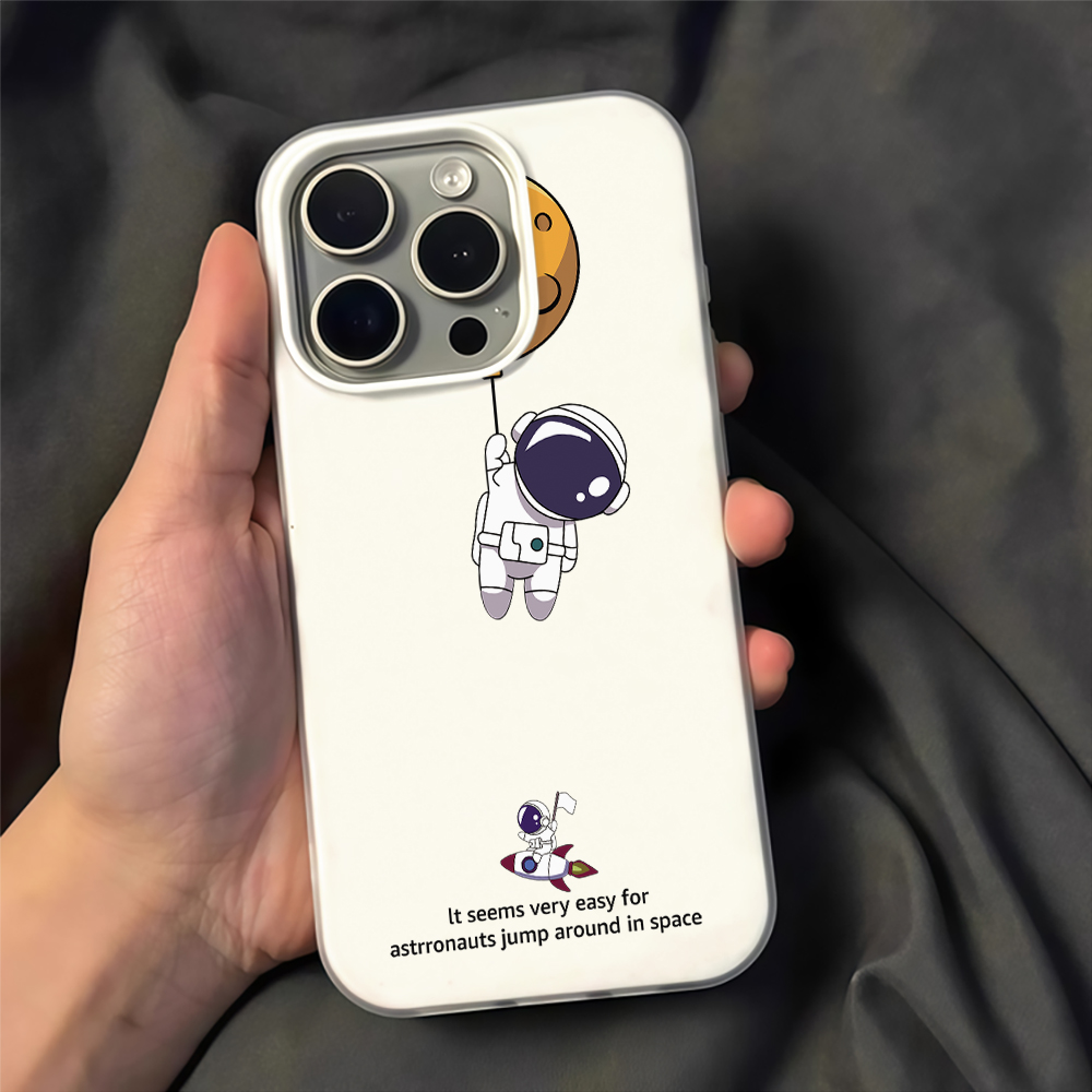 ちび宇宙飛行士フローティングドゥードルゼリーシェルスマホケー - Phone Cases Xiaomi 15 のレビューと価格