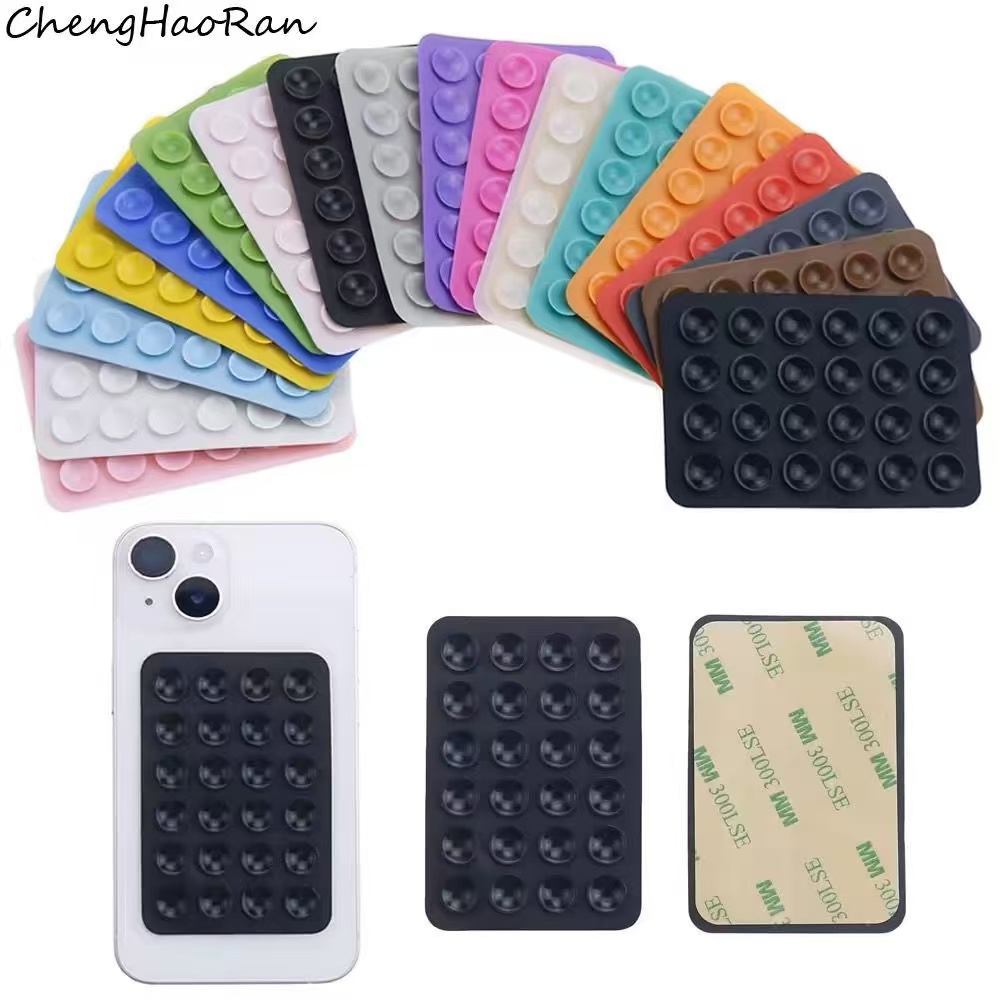 シリコン吸盤式スマホホルダー 正方形 滑り止め背面ステッカー - Phone Cases Case のレビューと価格