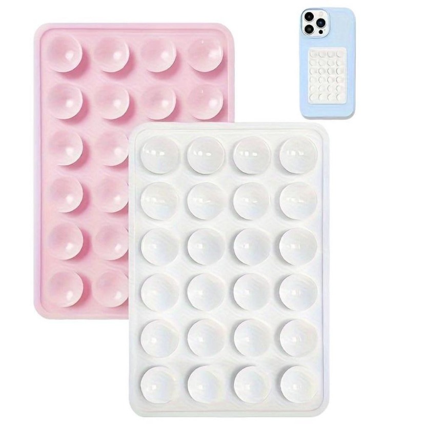 多機能吸盤壁掛けスタンド シリコン吸盤式スマホホルダーマット - Phone Cases Case のレビューと価格