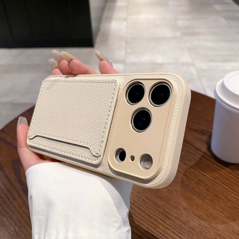 PUレザー財布型スマホケース カードホルダー付き iPhon - Phone Cases With Wallet On Back のレビューと価格