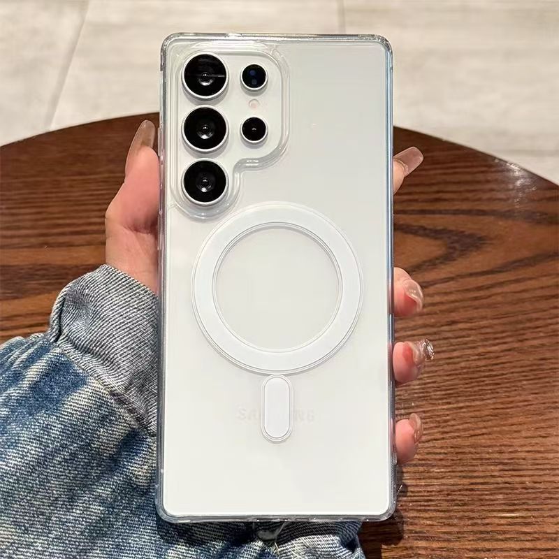 MagSafe対応 磁気充電 透明スマホケース Samsun - Clear Magsafe Case のレビューと価格