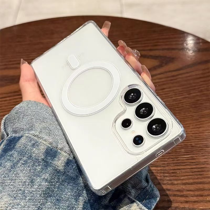 MagSafe対応 磁気充電 透明スマホケース Samsun - Clear Magsafe Case のレビューと価格