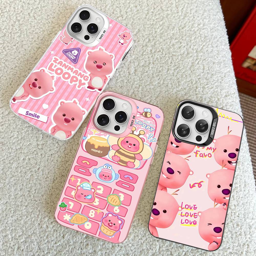 韓国ザンマン L-Loopy スマホケース iPhone 1 - Phone Cases Loopy のレビューと価格