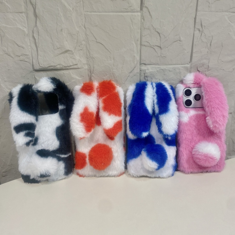 可愛いウサギデザインのふわふわスマホケース iPhone 1 - Phone Cases Iphone 16 のレビューと価格