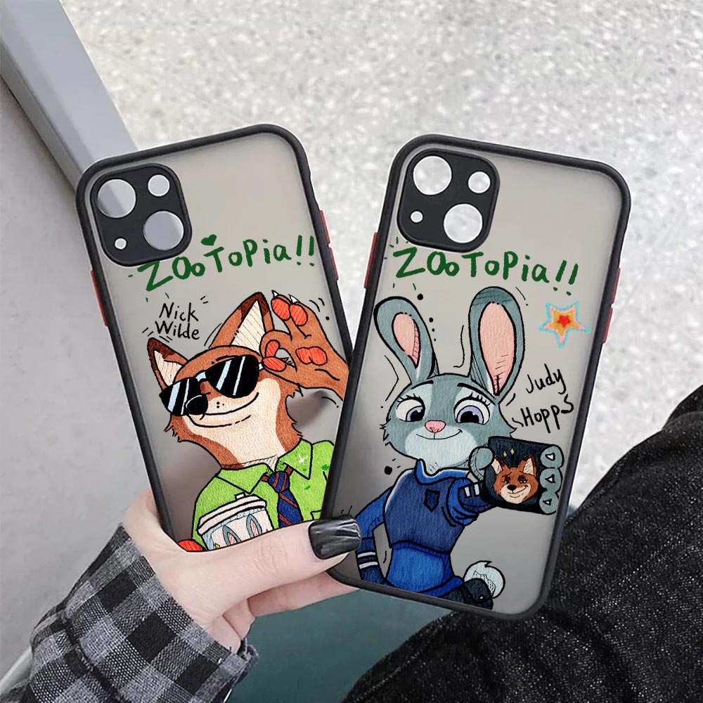 ディズニー ニック ジュディ マット半透明ケース iPhon - Phone Cases Durable のレビューと価格